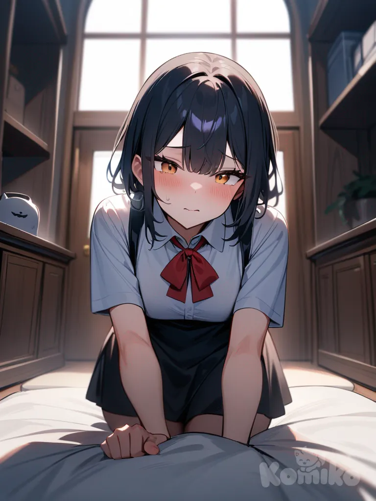 anime school girl coloring 