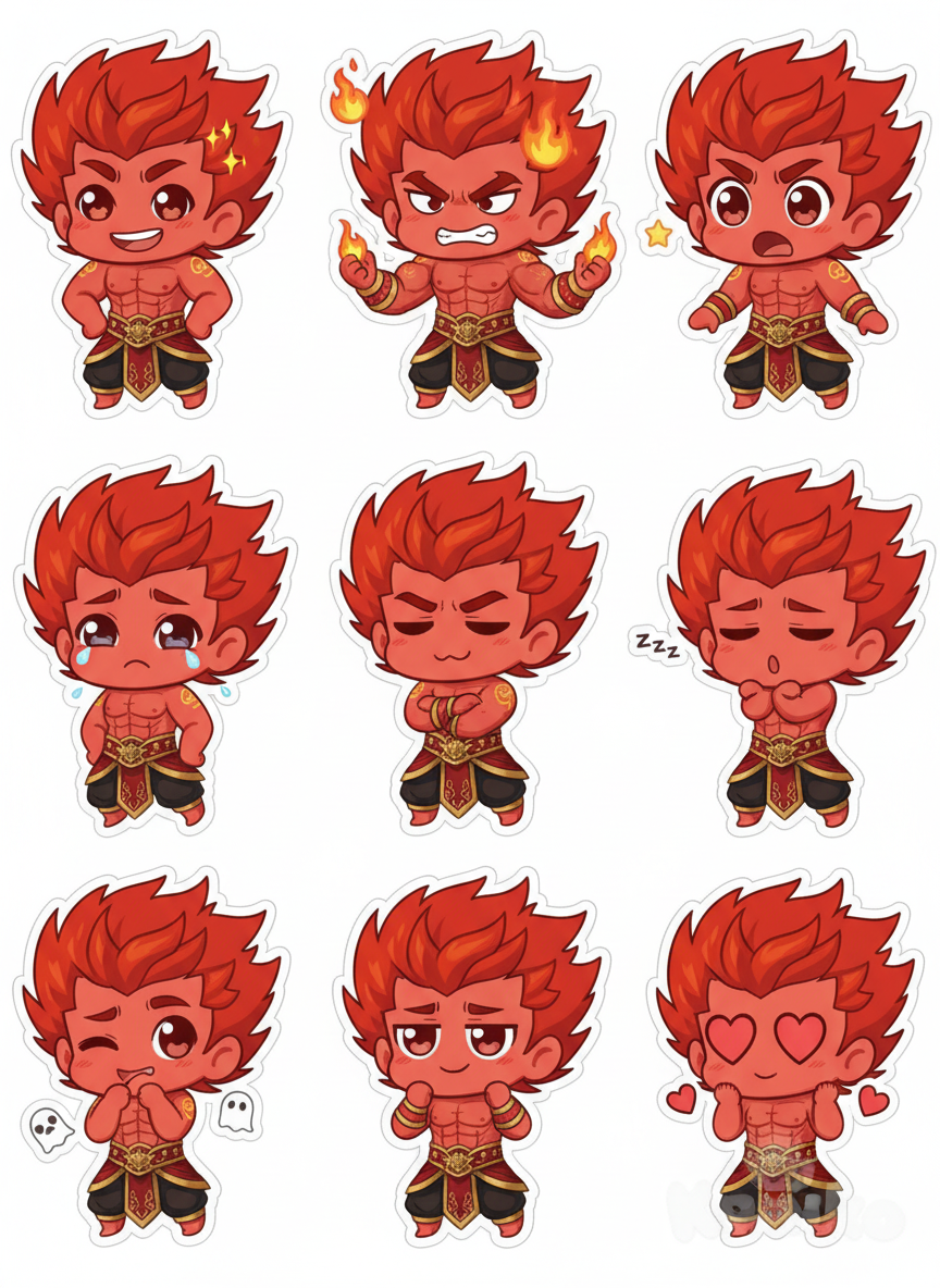 Chibi Stickers - Samair!