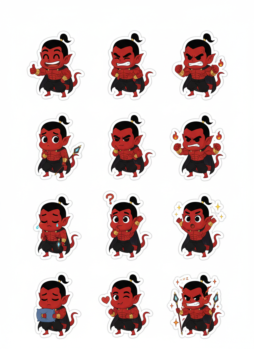 Chibi Stickers - Jafar! 2