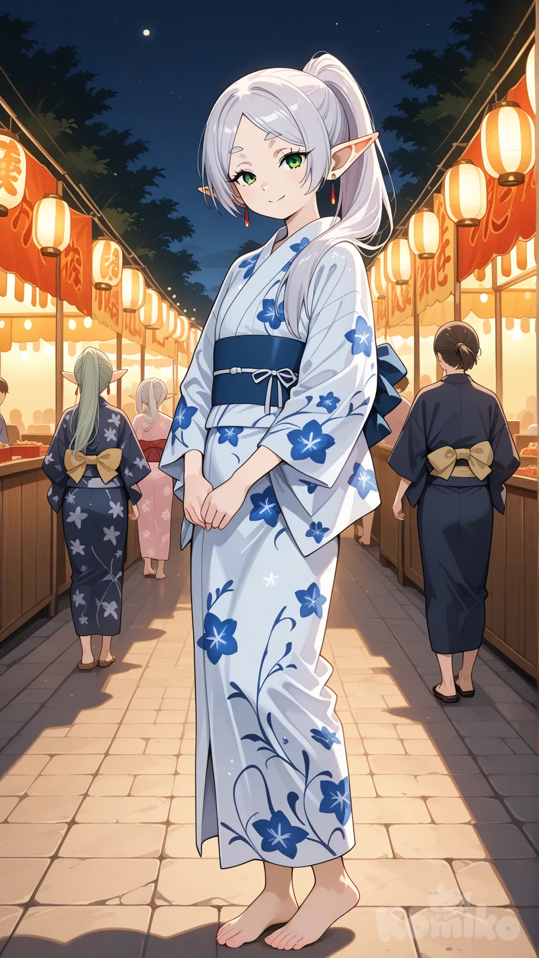 Frieren with yukata