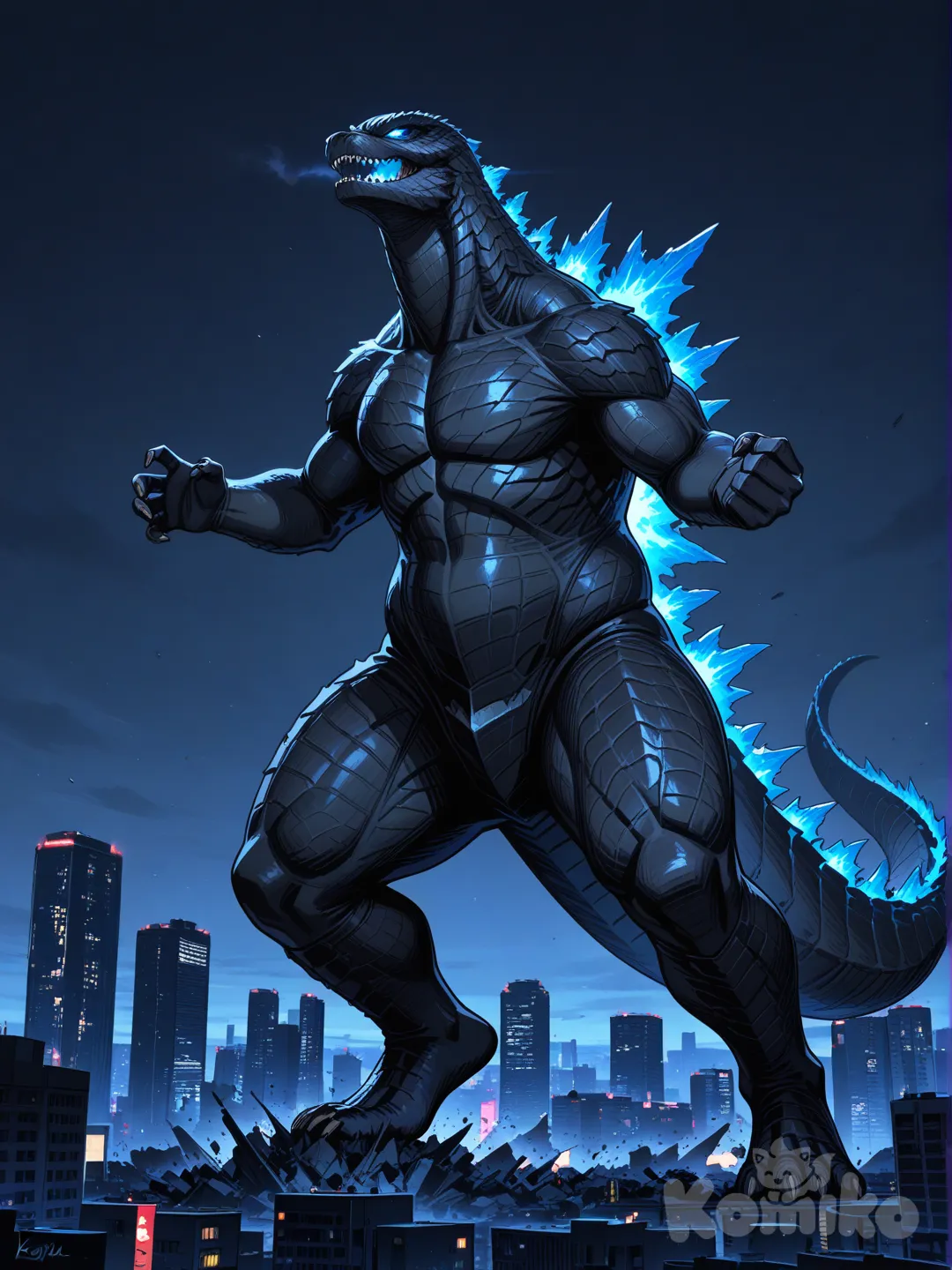 godzilla, danc