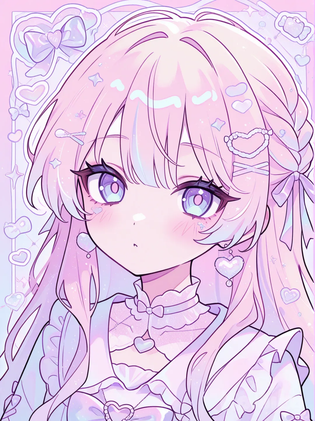 Imagen marco solo el contorno de la imagem colorido contorno delgado color pastel