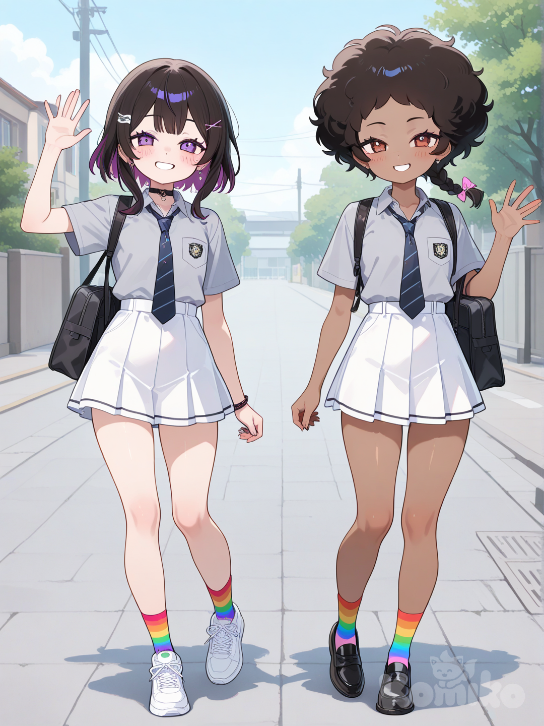 Out on a school trip with my best friend