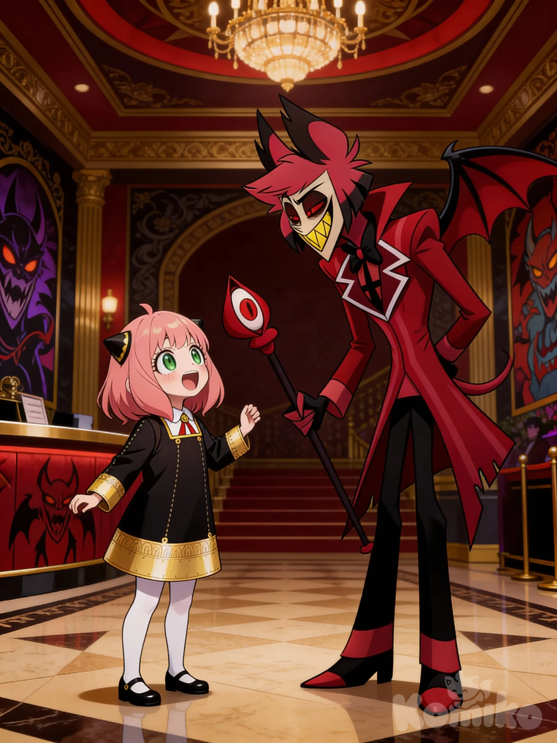 Hazbin Hotel, 1000033407, @Anya_(Spy_X_Family), @Alastor_The_Radio_Demon