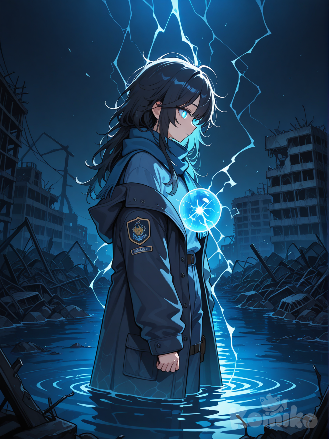 Plasma Lightning Girl