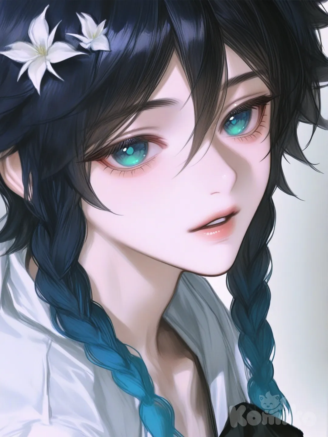 @Venti_(Genshin_Impact), [semi-realistic-portrait-style]