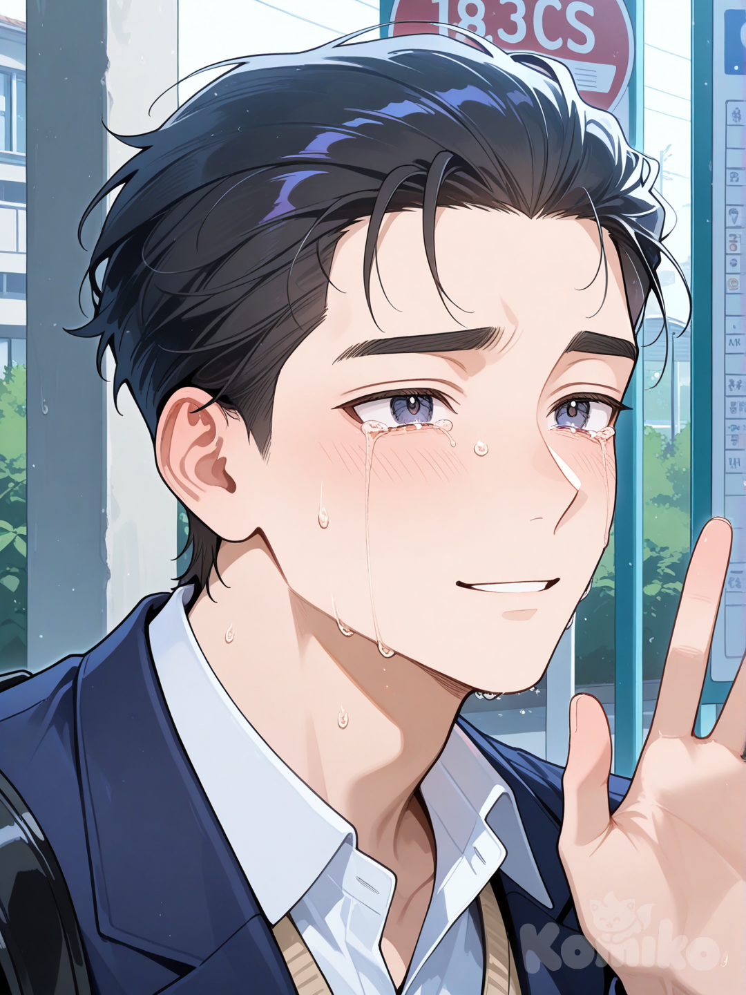 That punch hurt.  That brat I hope she acts more ladylike when she greets her new classmates