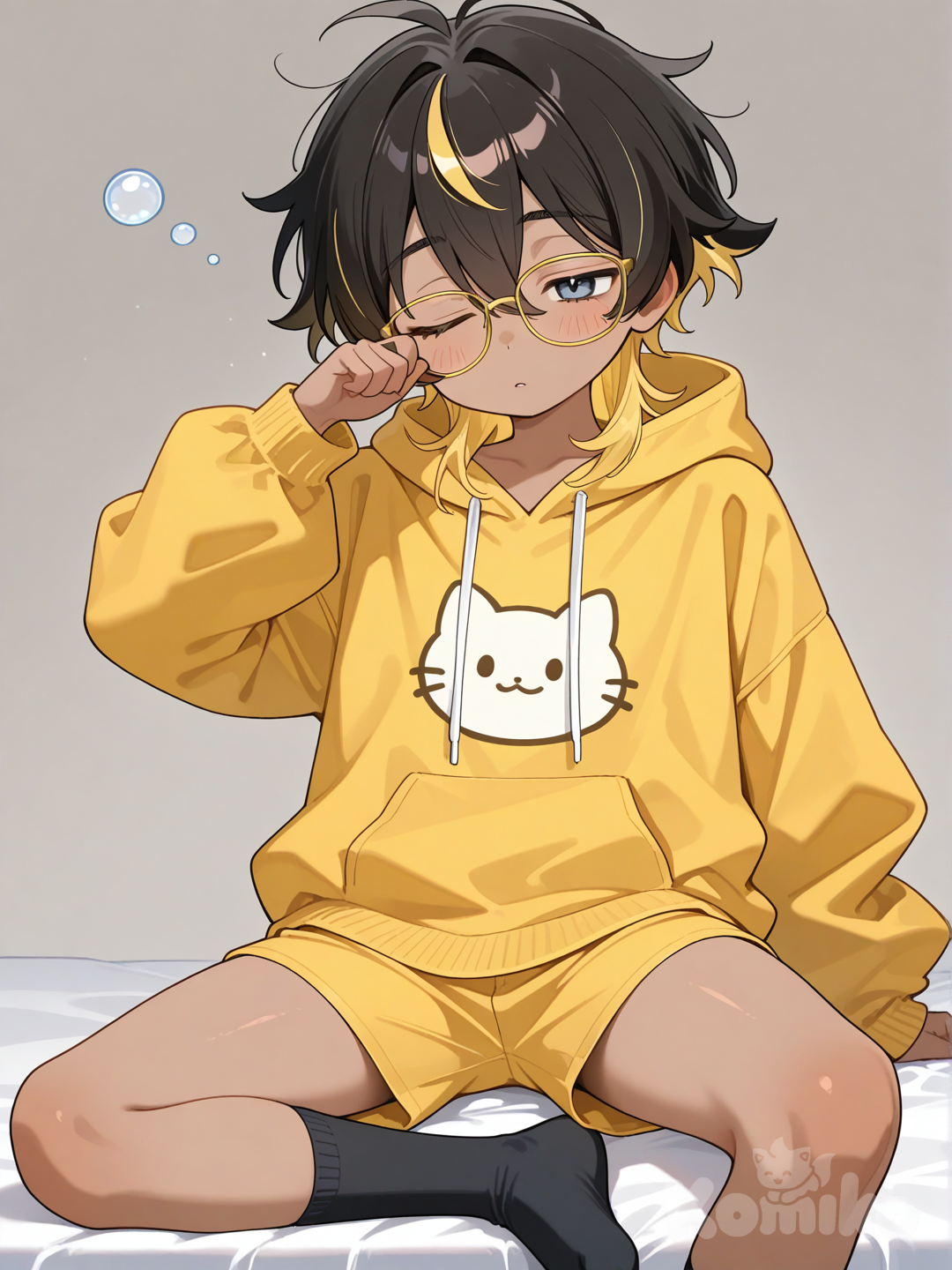 Cute little sleepy head 