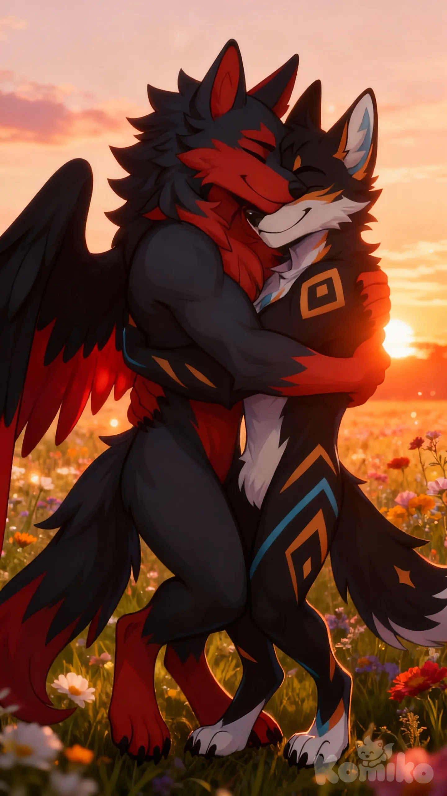 Big hug with Axl! TwT