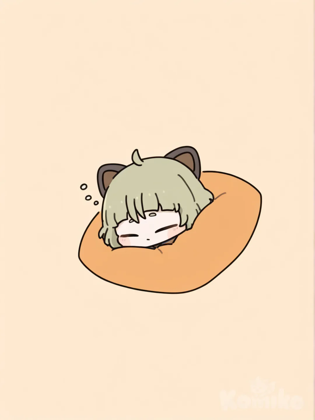 @Sayu_(Genshin_Impact), sleeping, [soft-chibi-style], closeup