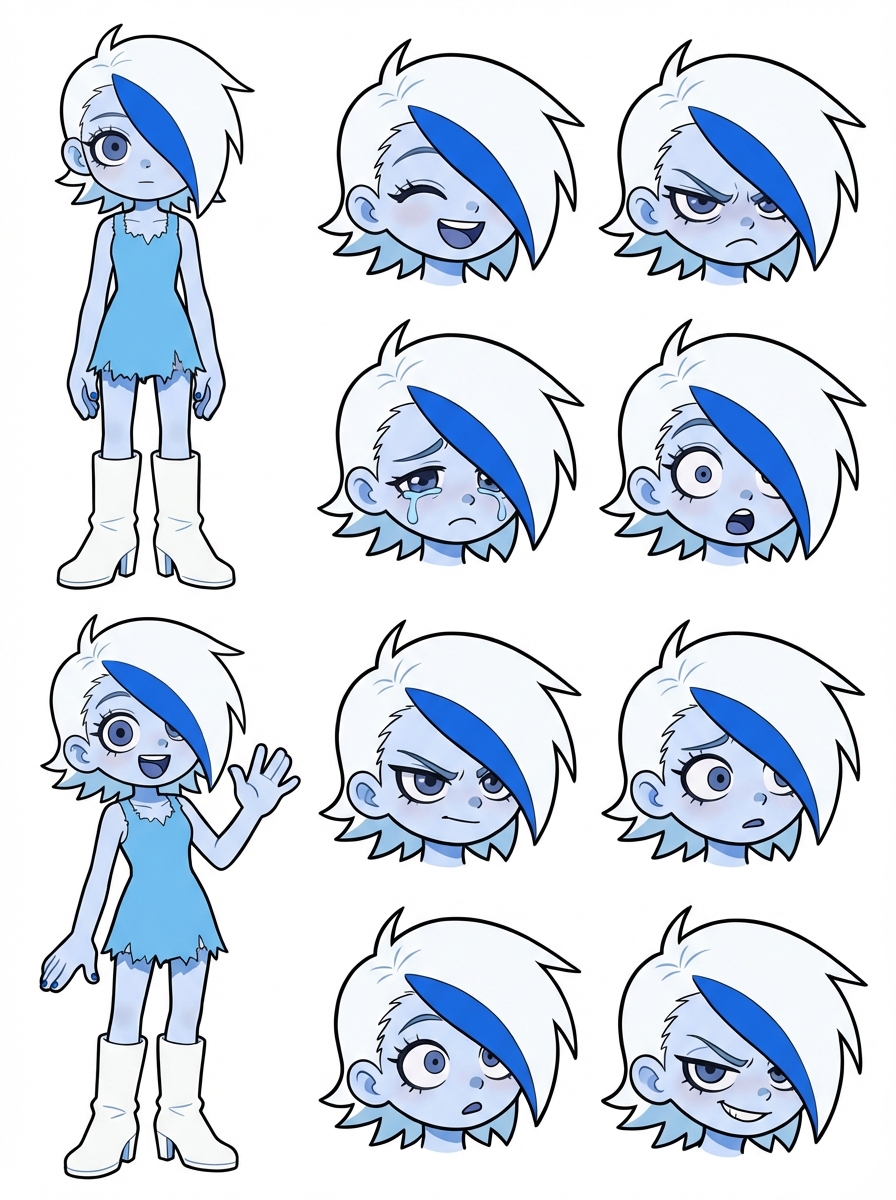 Toon Phantasma Model Sheet