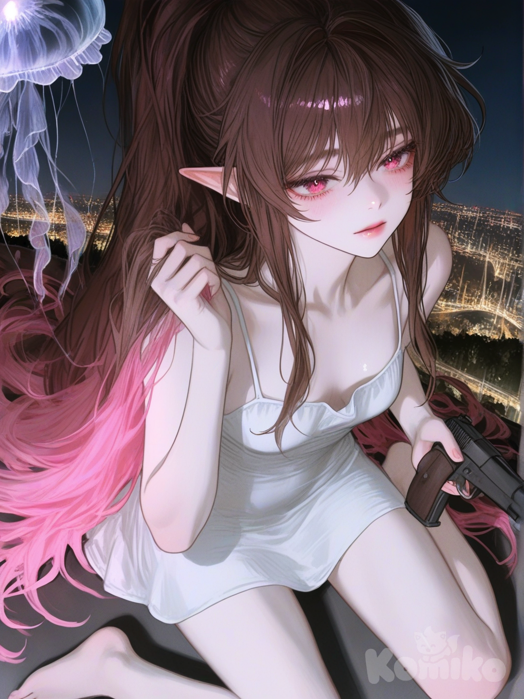 The gun hand is freaky