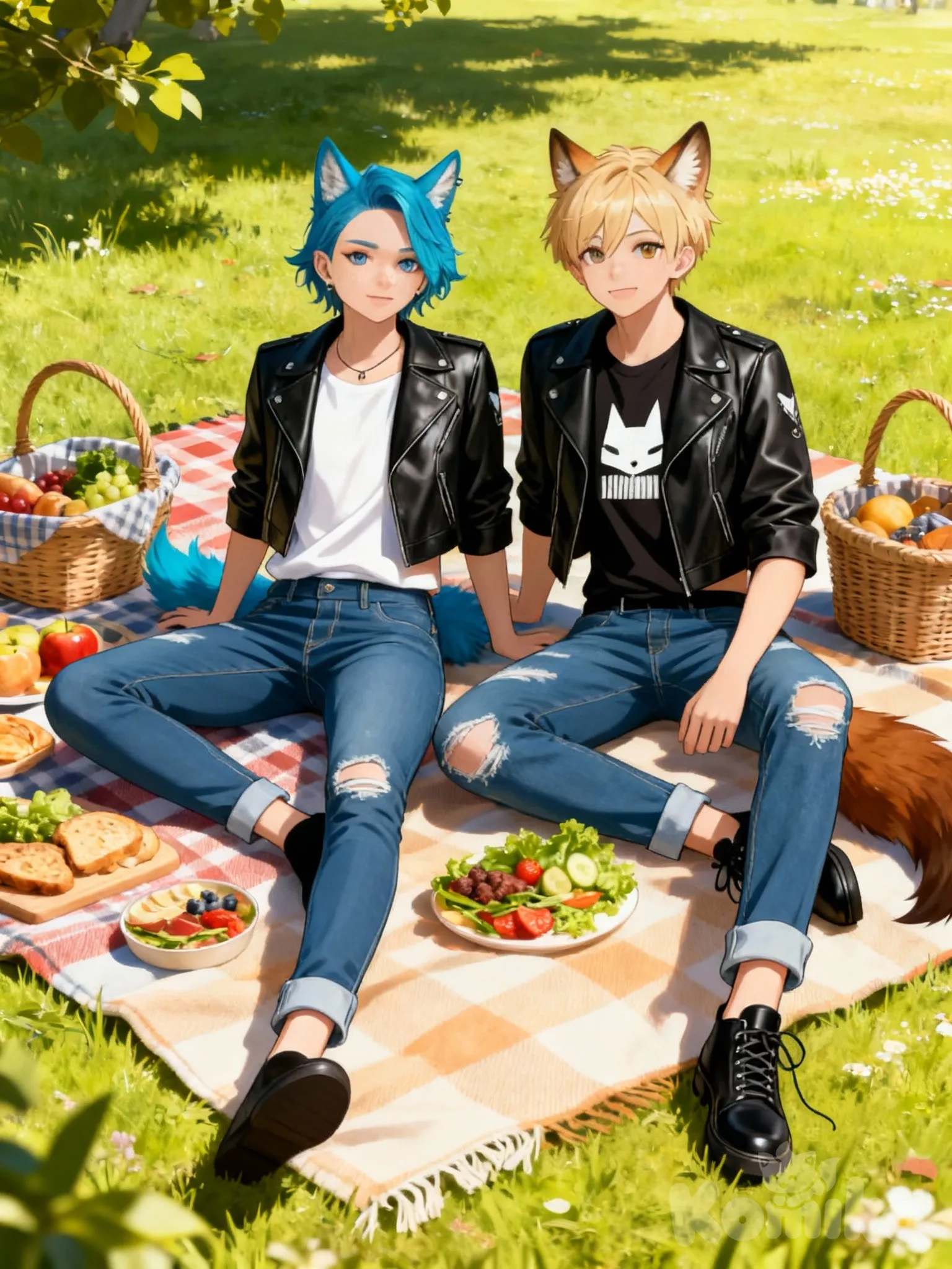 picnic Louna and Laura