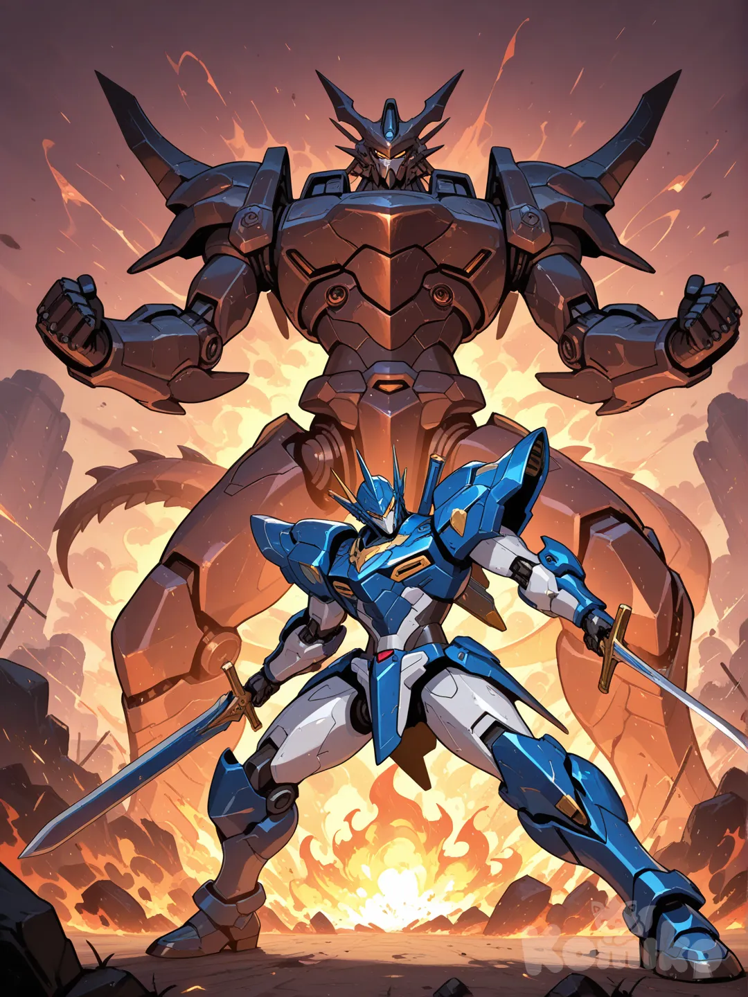 🗡️🤖🐉🔥🗡️