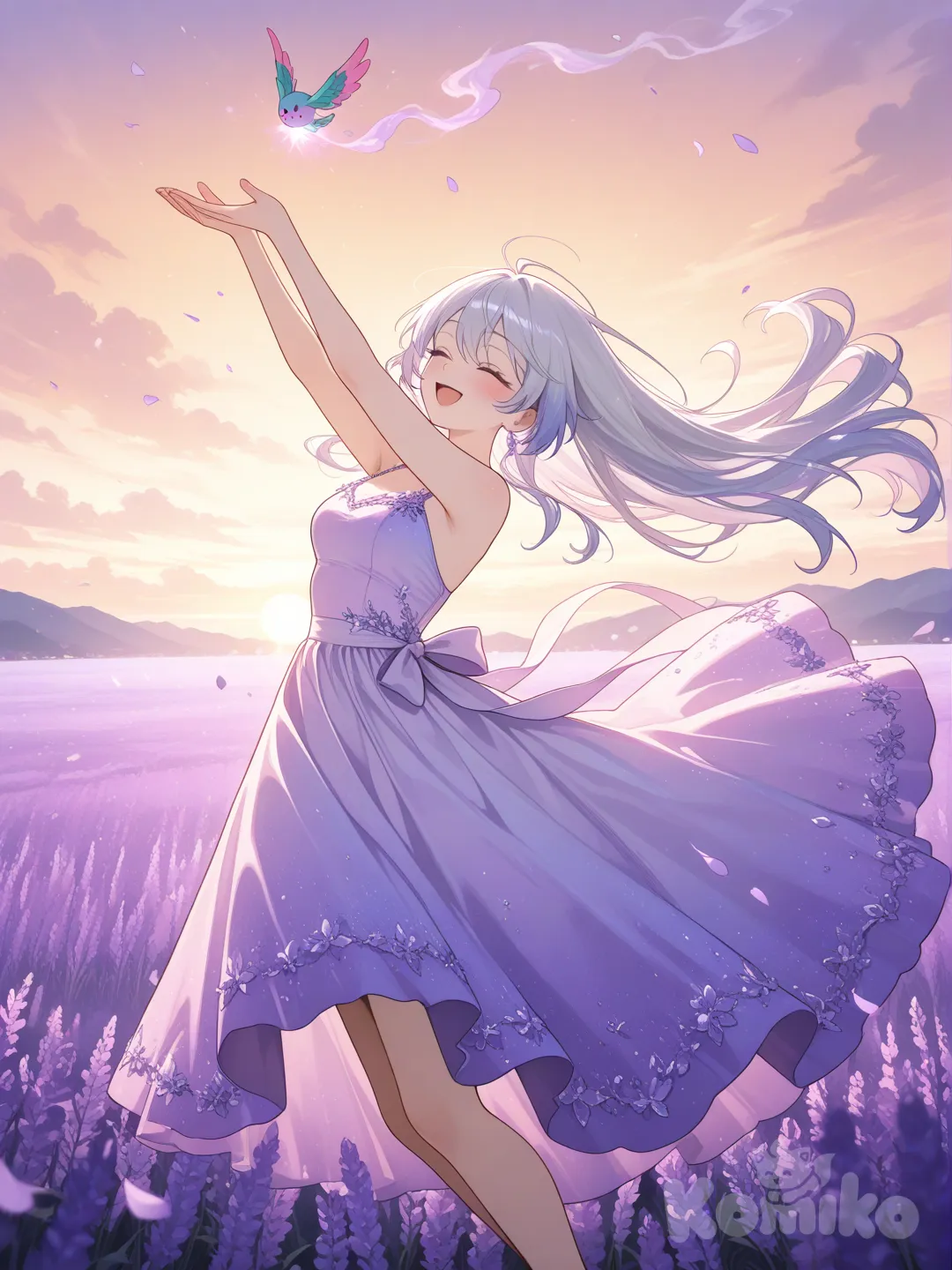 This flower smells so good! It makes me feel good😆😆