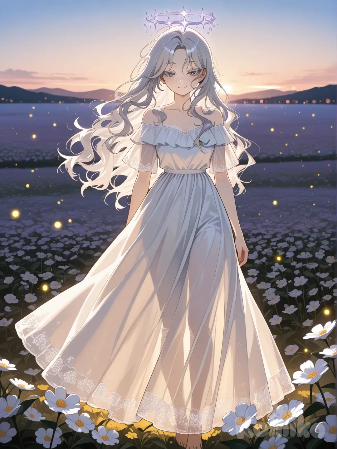 The fairy the cosmos flowers were waiting for