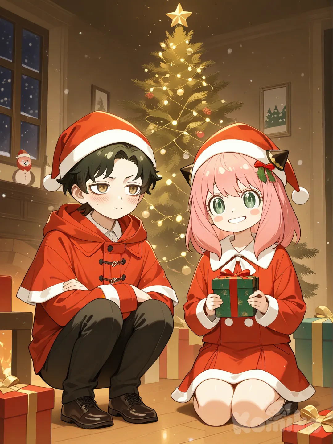 @Damian_Desmond, @Anya_(Spy_X_Family) christmas