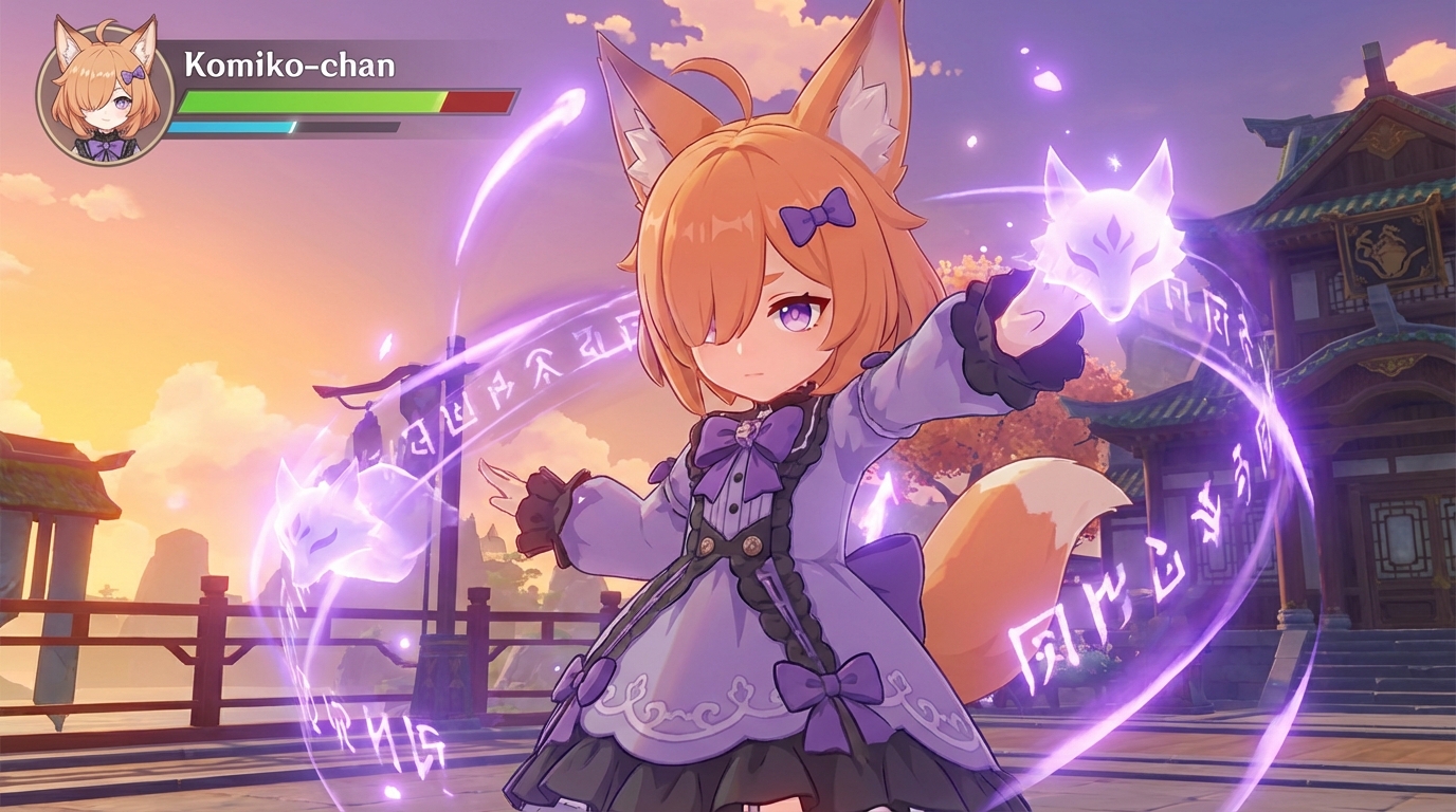 Komiko-Chan in Genshin Imapct