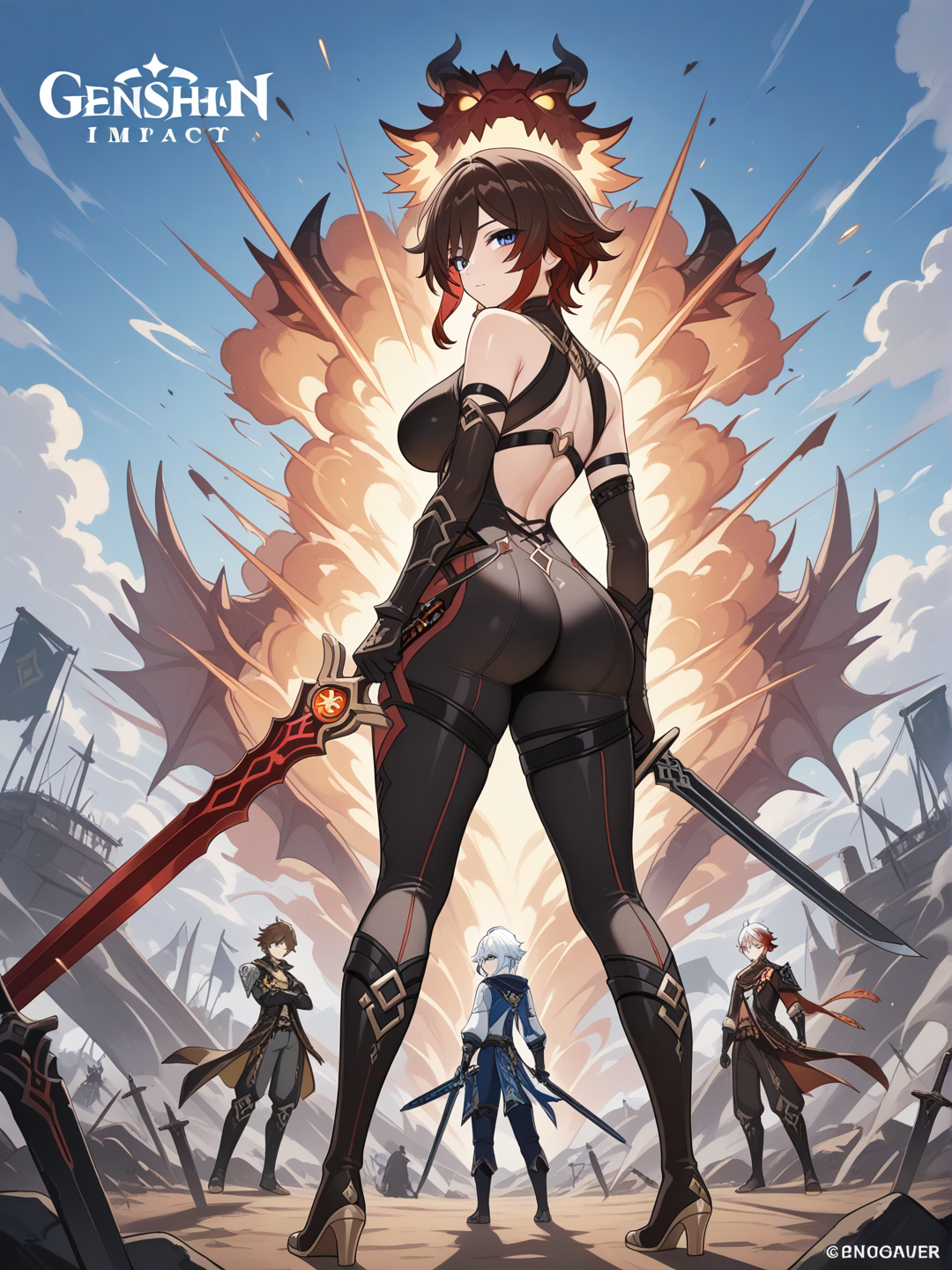 Genshin Imapct Alter - Book One Manga Cover