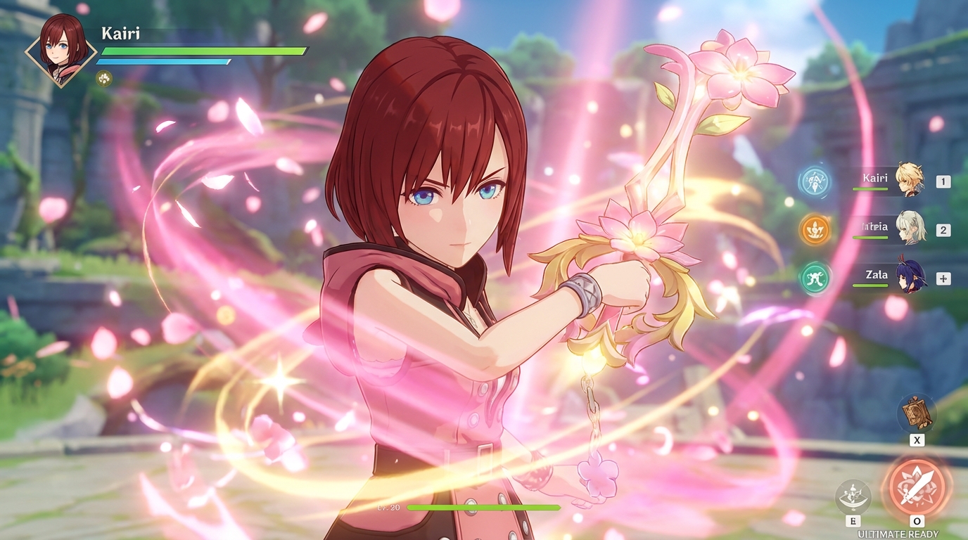 Kairi in Genshin Impact!!