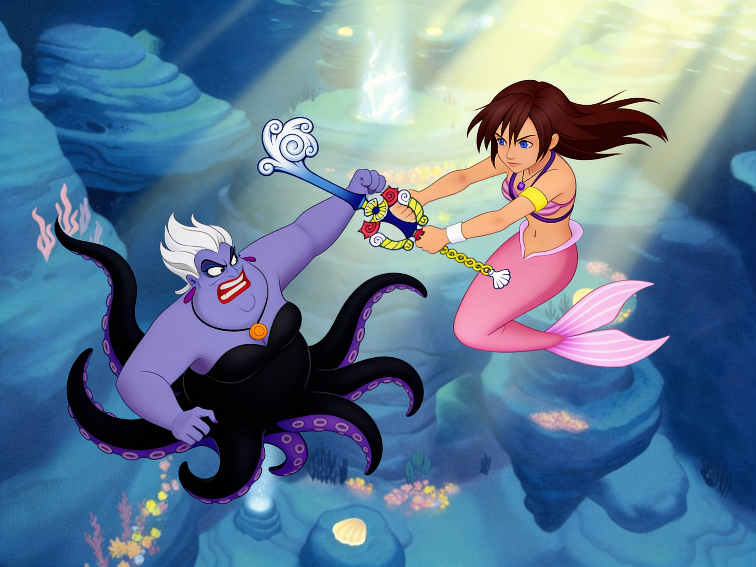 KH ReDestined - Kairi VS. Ursula