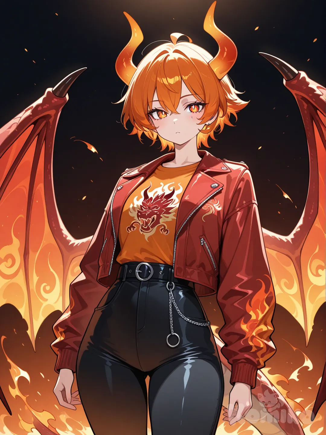 The dragon girl named Tohru