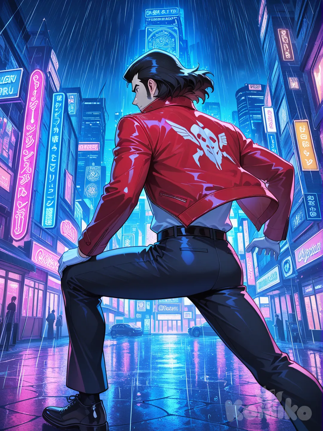 lupin iii, cyberpunk