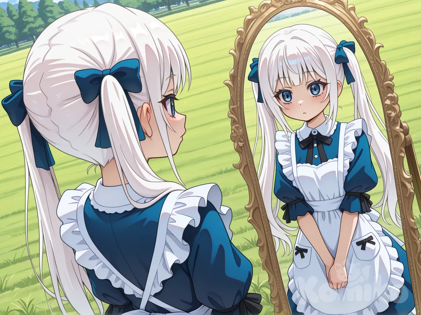 Are you saying that jumping into this mirror will take me back to the original world?