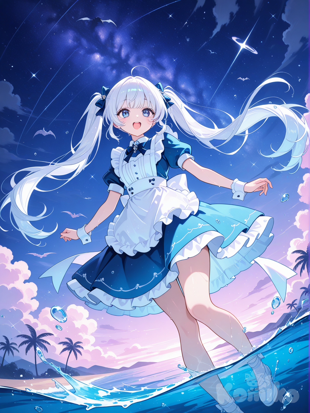 I have arrived at the seaside