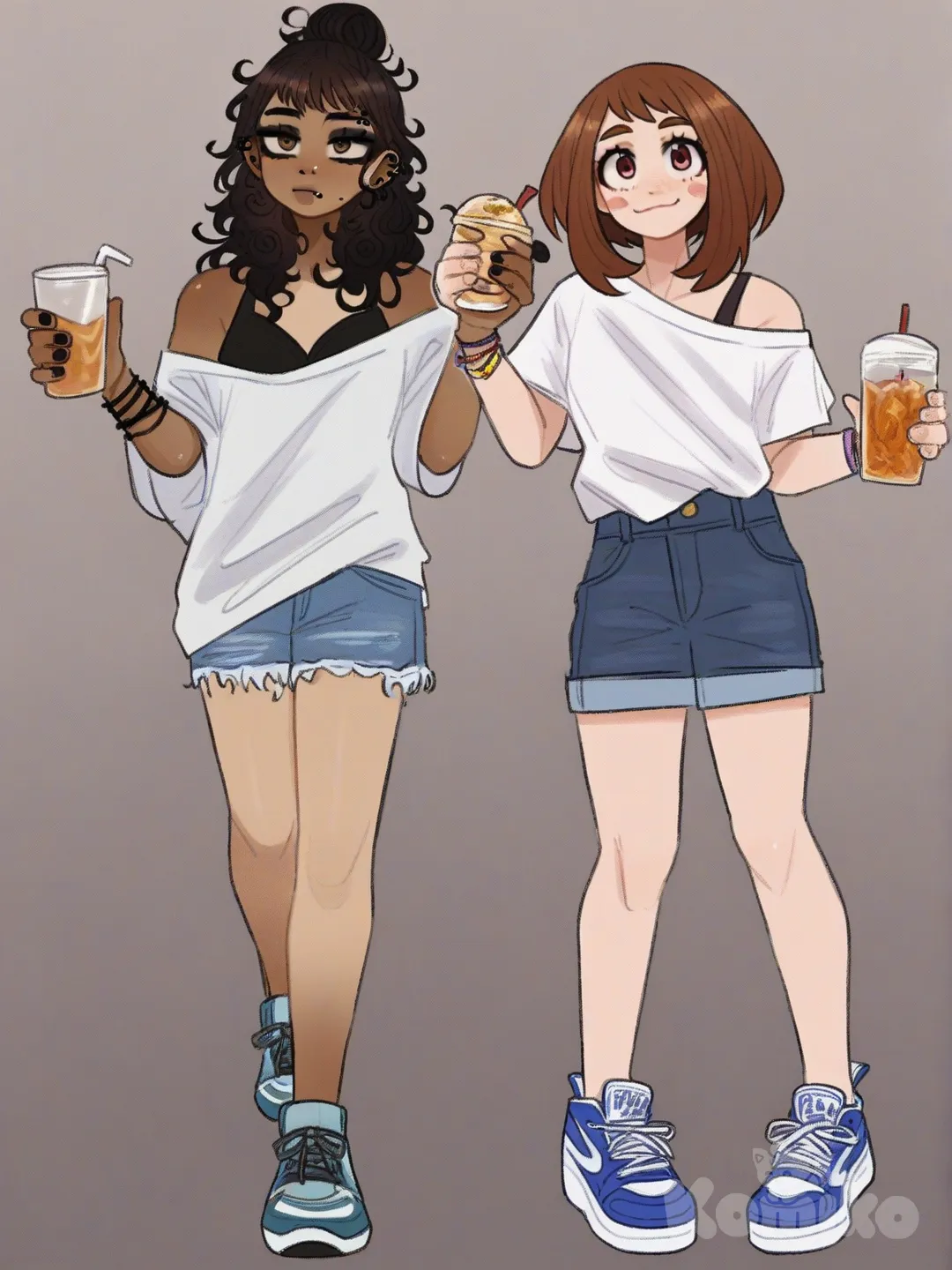 My OC Gabriella Patel & Ochaco Uraraka