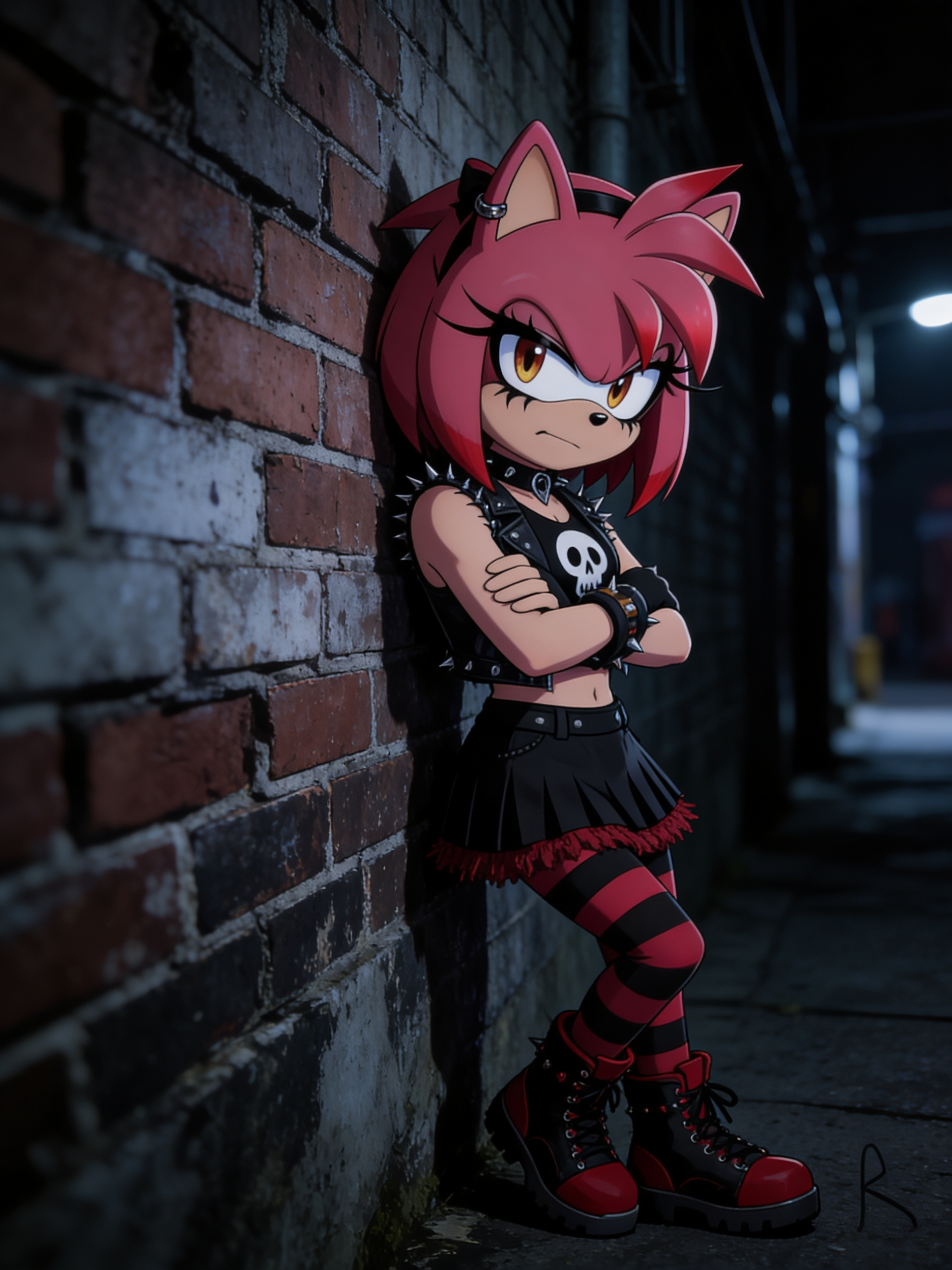 Rosy The Rascal (Redesign) (Evil Amy Rose)