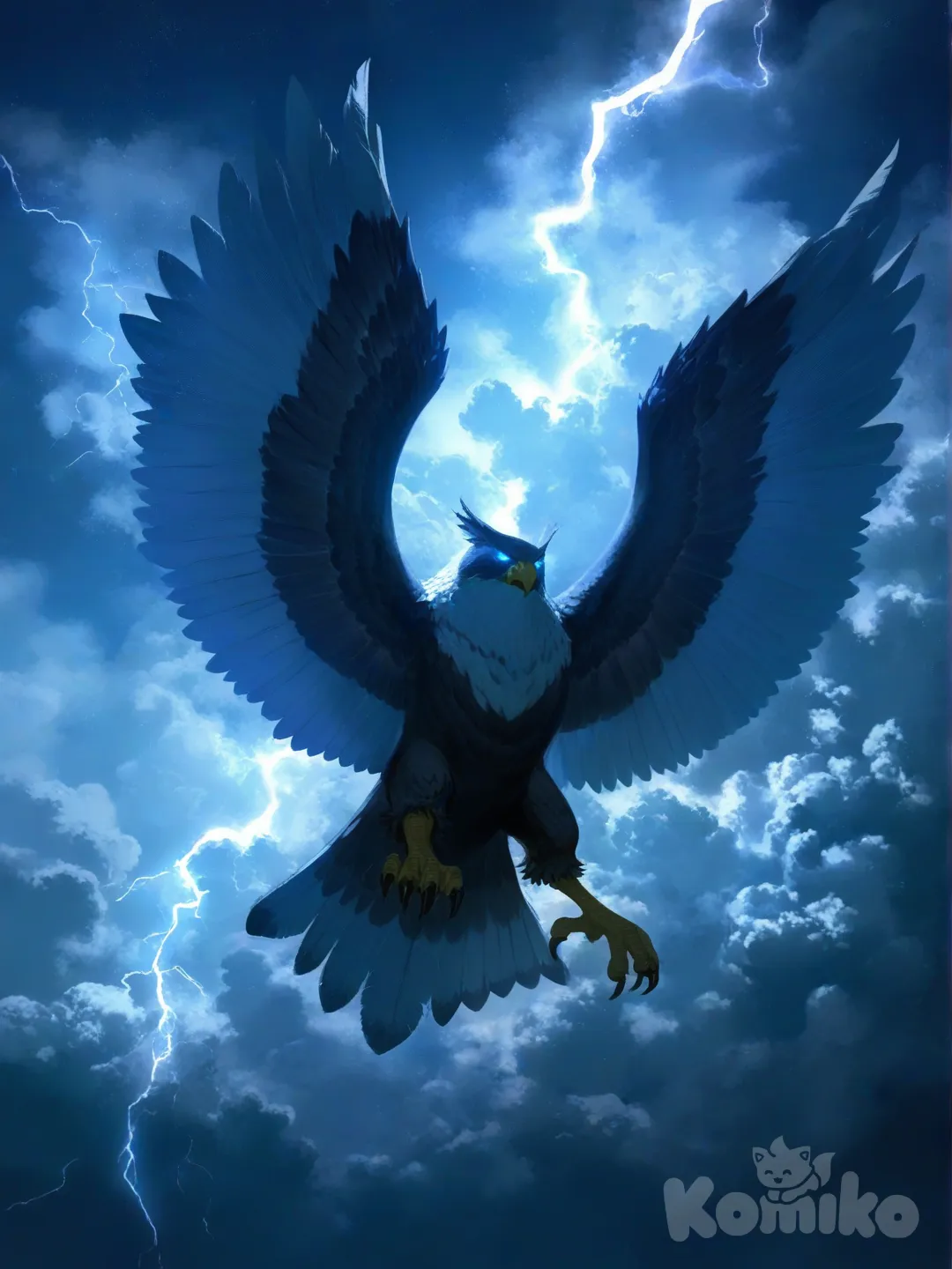 Aguila del trueno, [moody-glow-style]