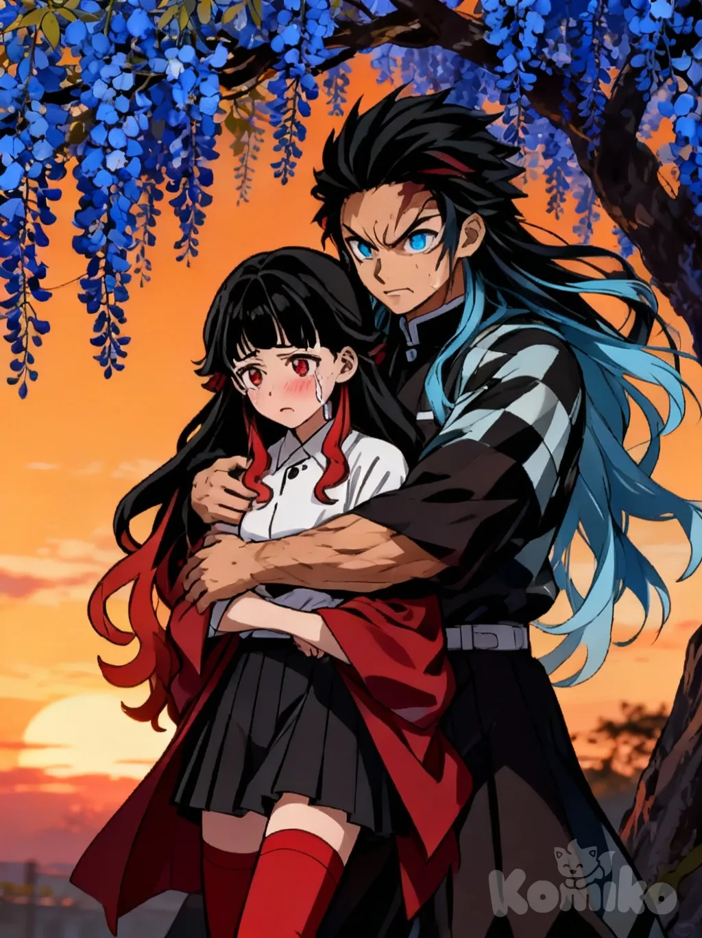 POV: someone hurt Niku and this is how muichiro reacts