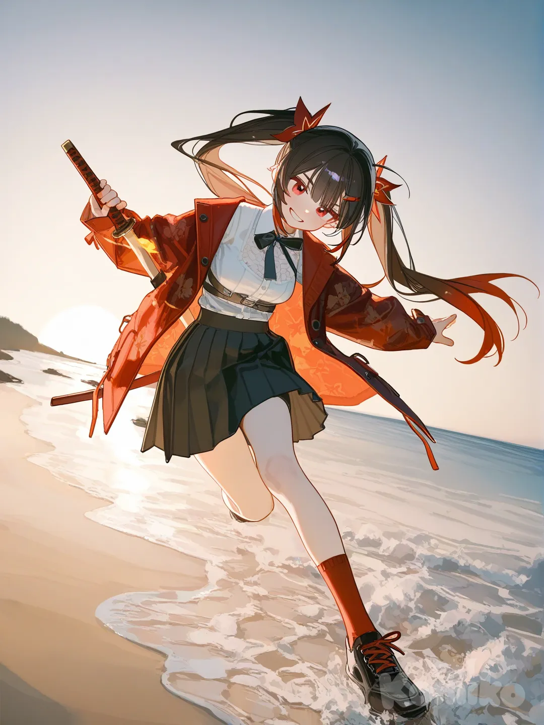 Niku is energetic today!! >v<