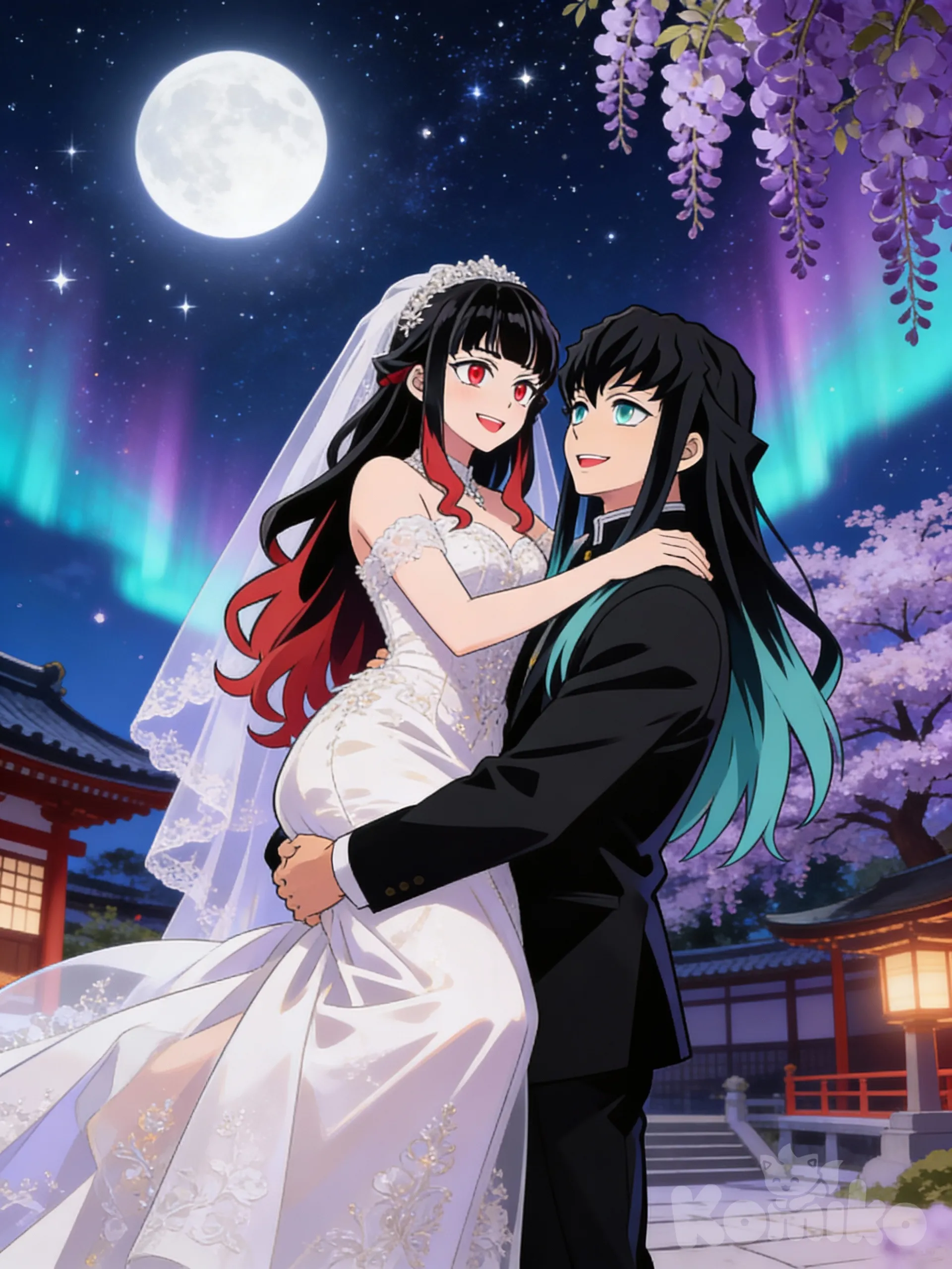 Niku Saki, to, Niku Tokito. Muichiro Tokito's wife