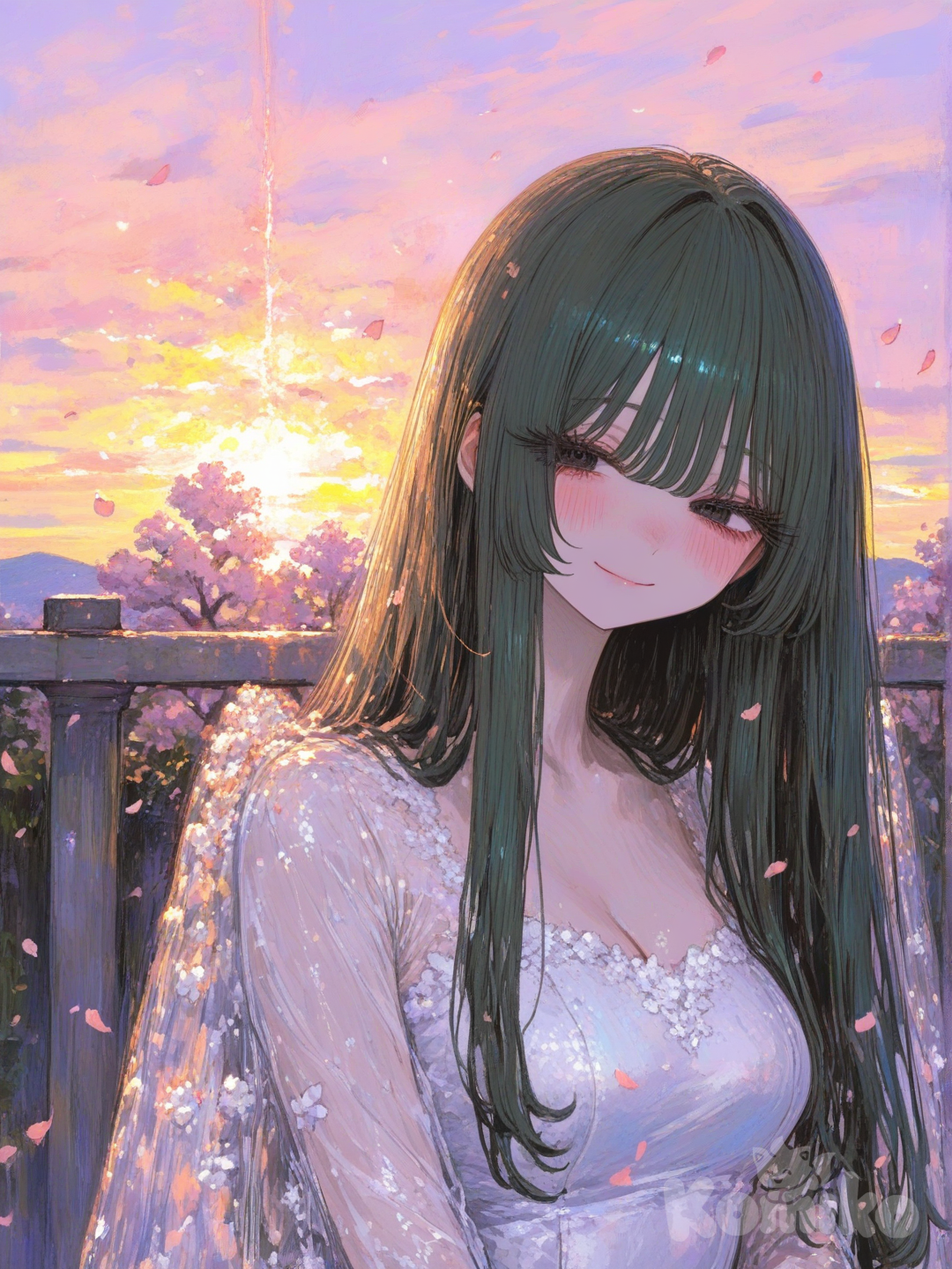 Miyu in a wedding dress!! ^^