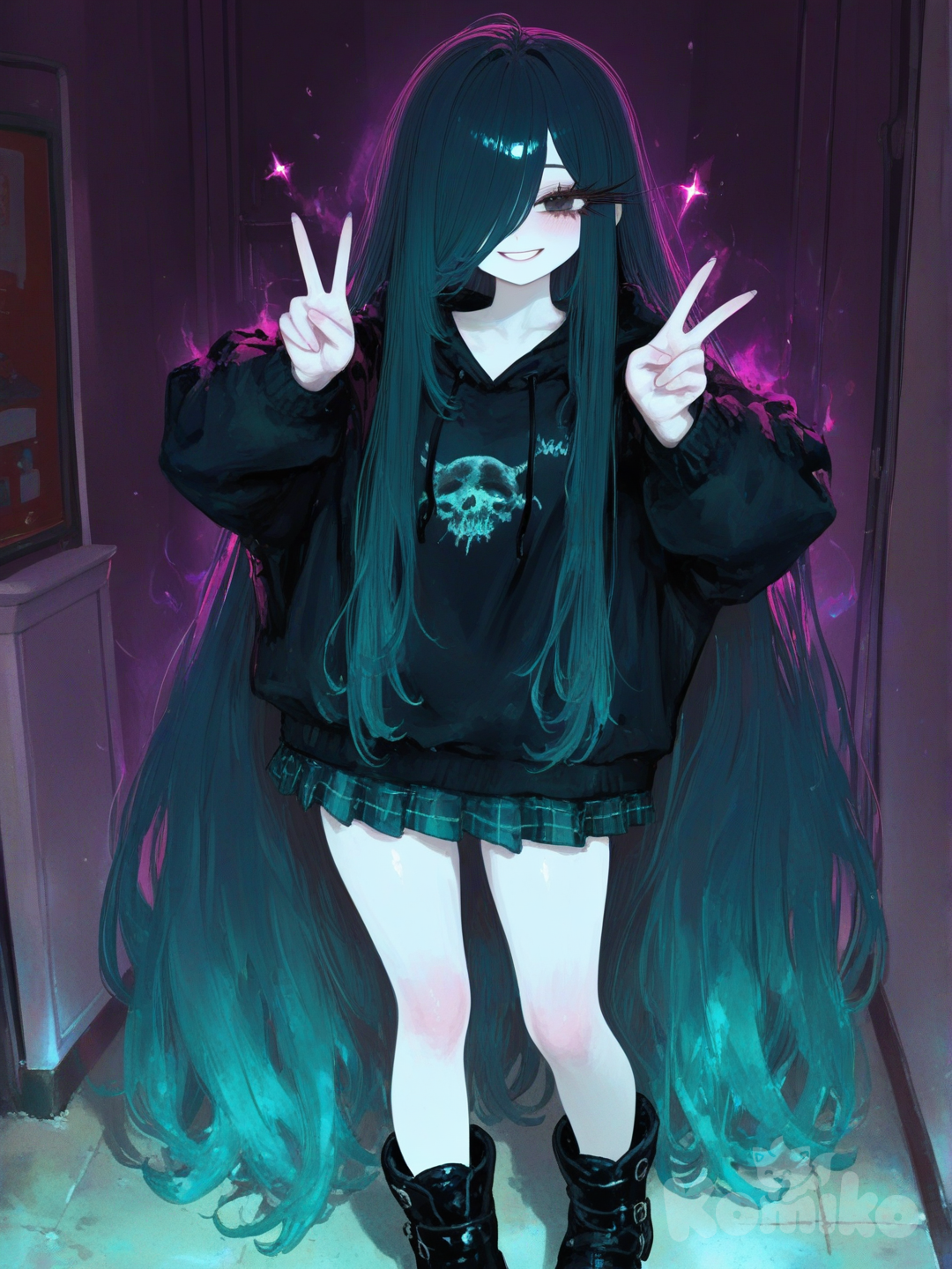 Miyu became goth TvT