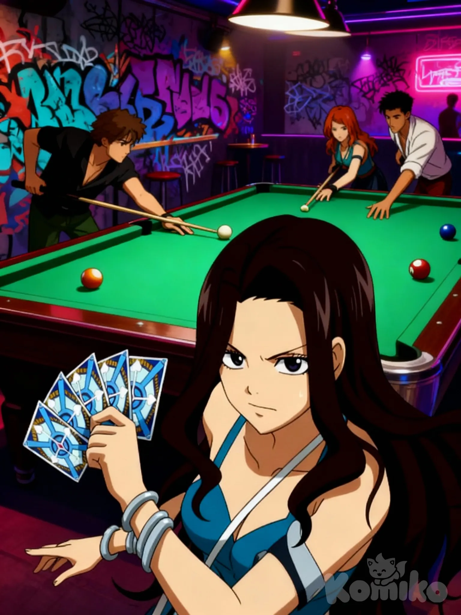 playing in a club,against wall