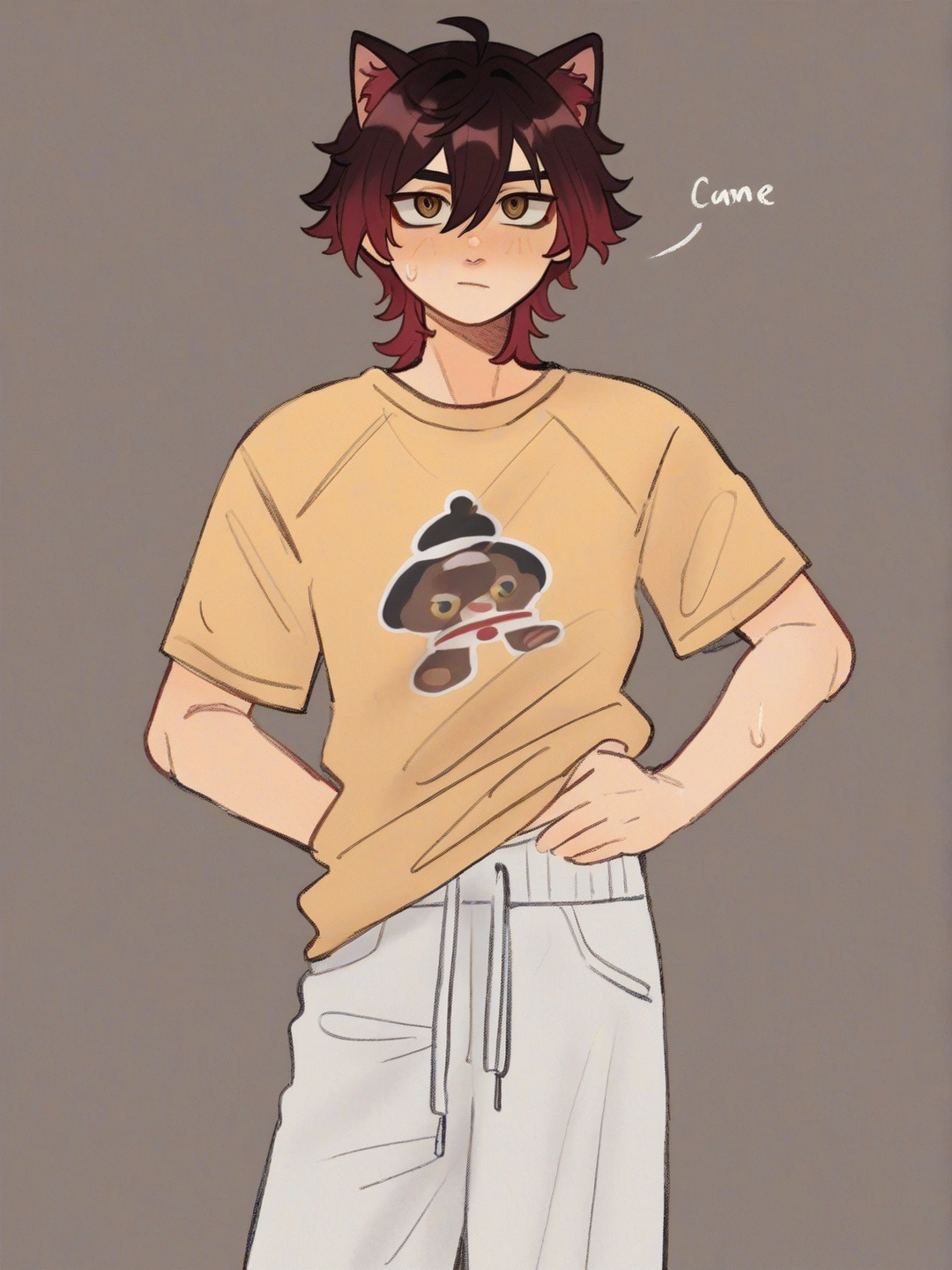 Getting ready for the evening's fun ;з