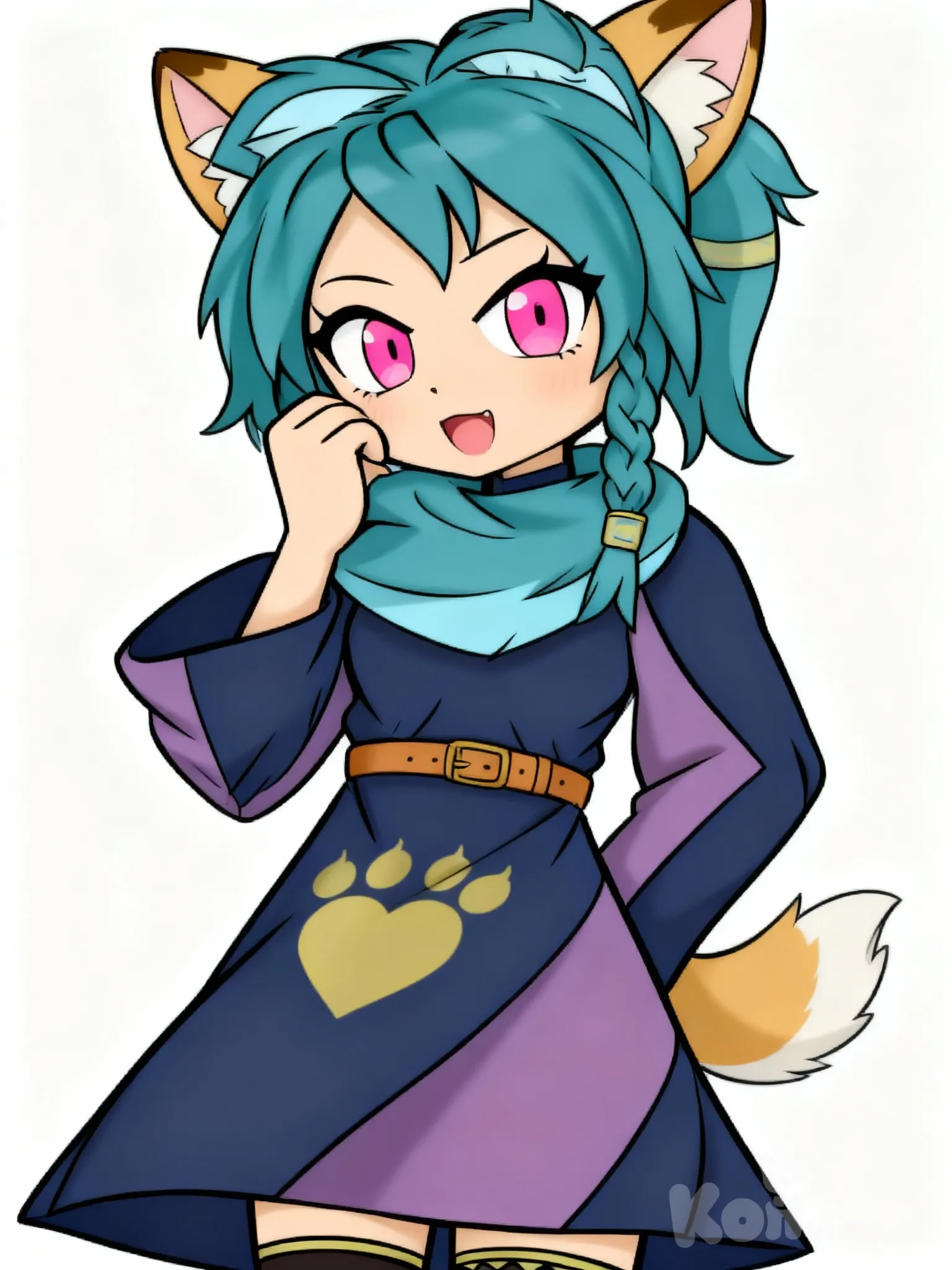 furry female, Helluva Boss, [pop-toon-style]