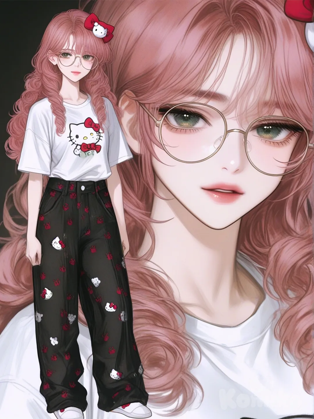 hello kitty and me = <3