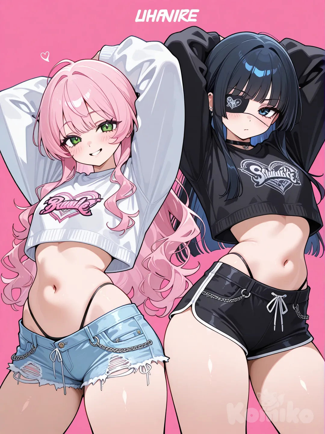 POV of my OCs: Anais and Okami Zaya (I had asked Komiko to choose their outfits🫣...) 