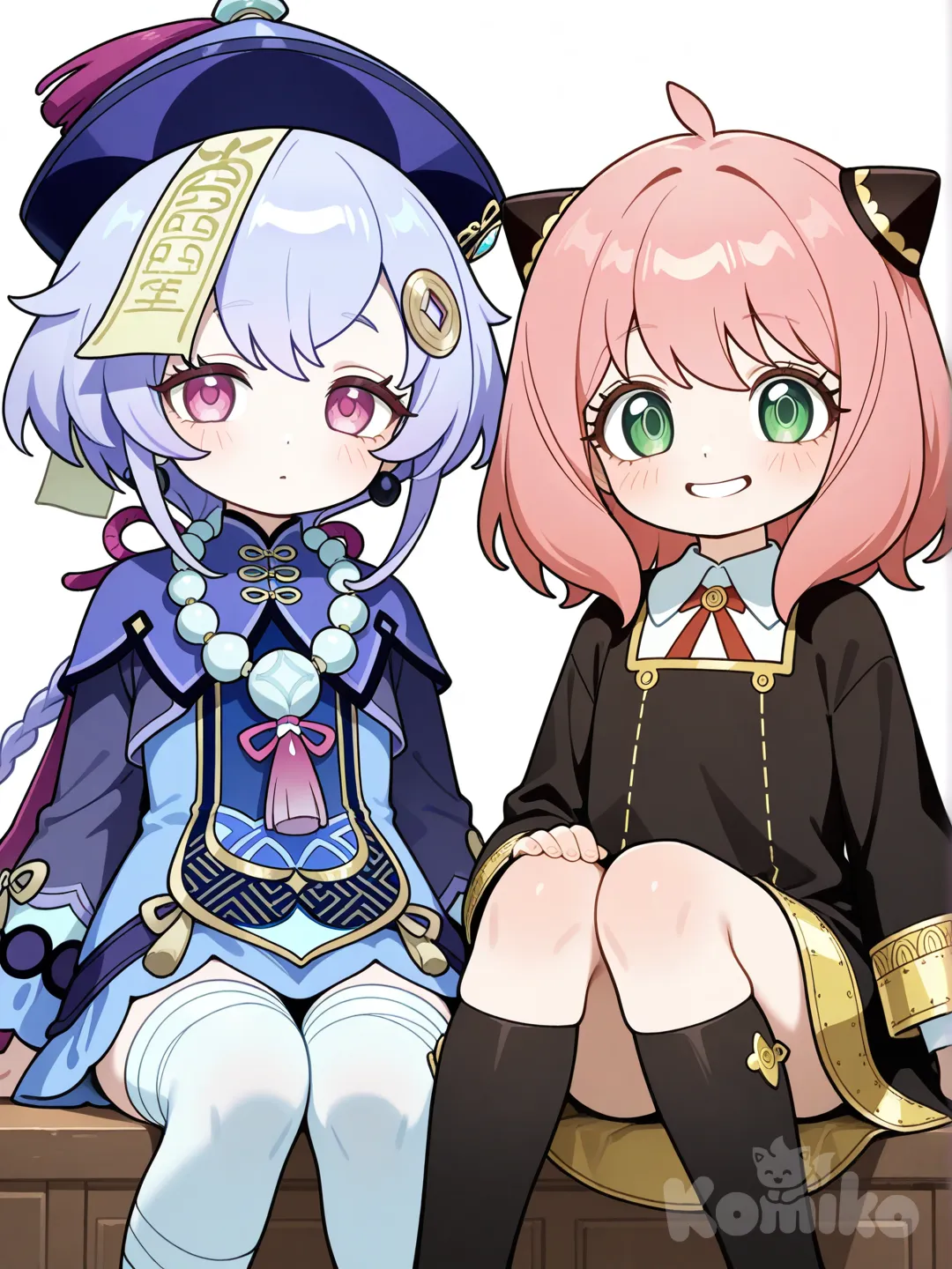 @Anya_(Spy_X_Family), @Qiqi_(Genshin_Impact)