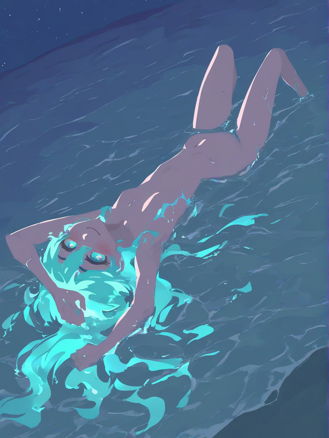 Miku’s ocean visit