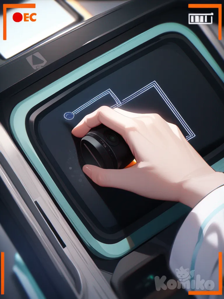 While casting the vote on the Vote-Pad. Eye-Cam: Small camera hovers above the terminal, recording finger vibrations. Realization: The System knows which field is being tapped.
