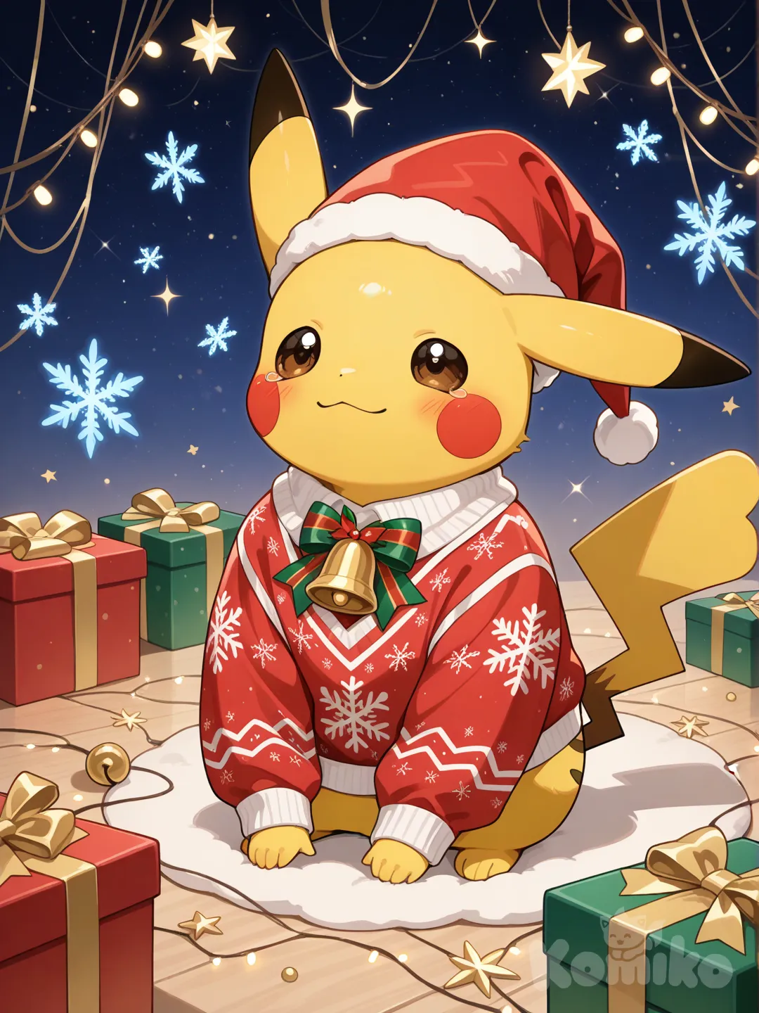 Pikachu navideño