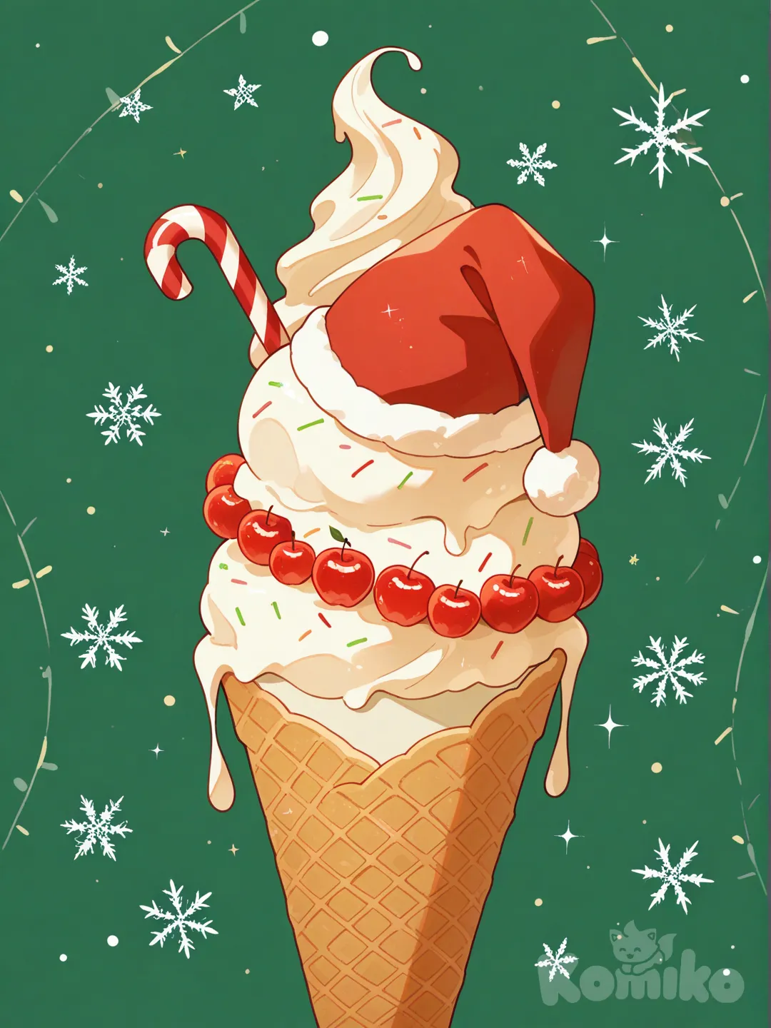 Christmas ice cream