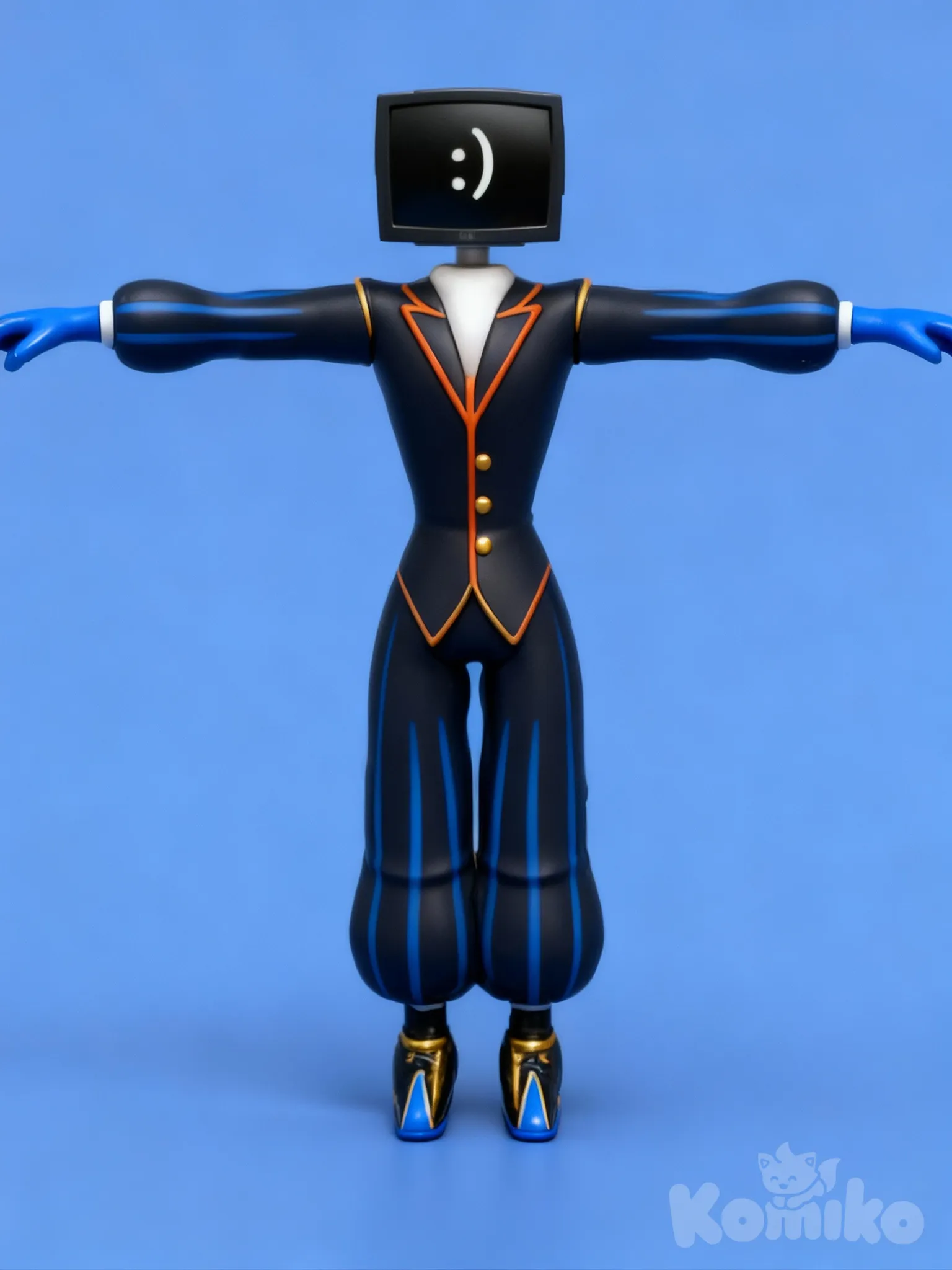 faux figurine of tv-ly