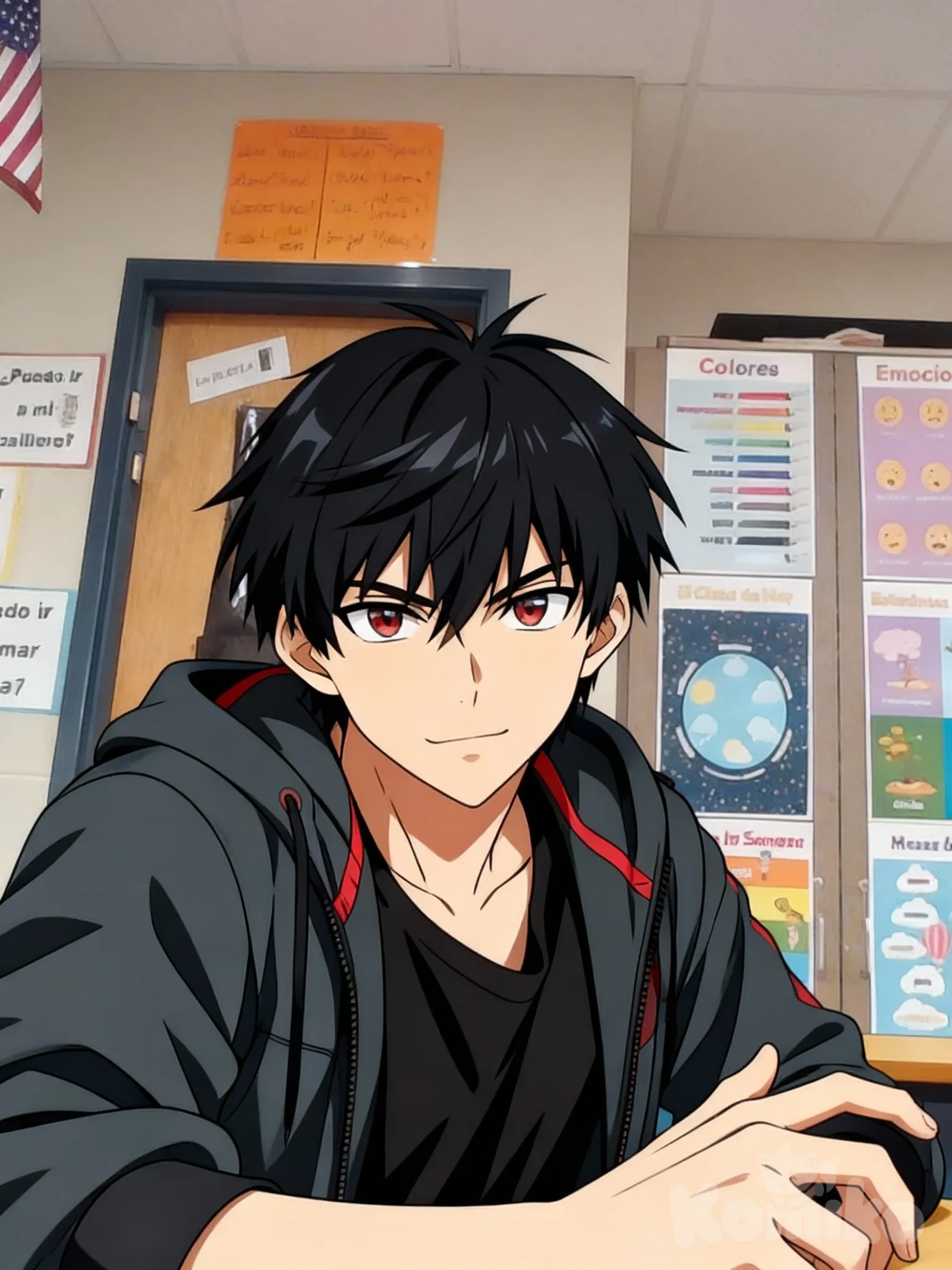 male anime character