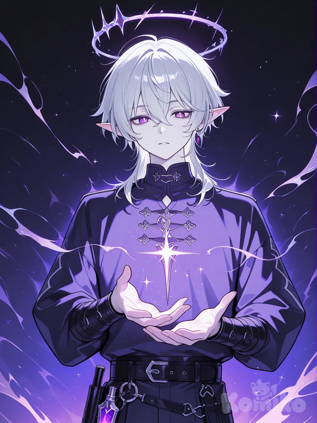 My angel OC has light magic